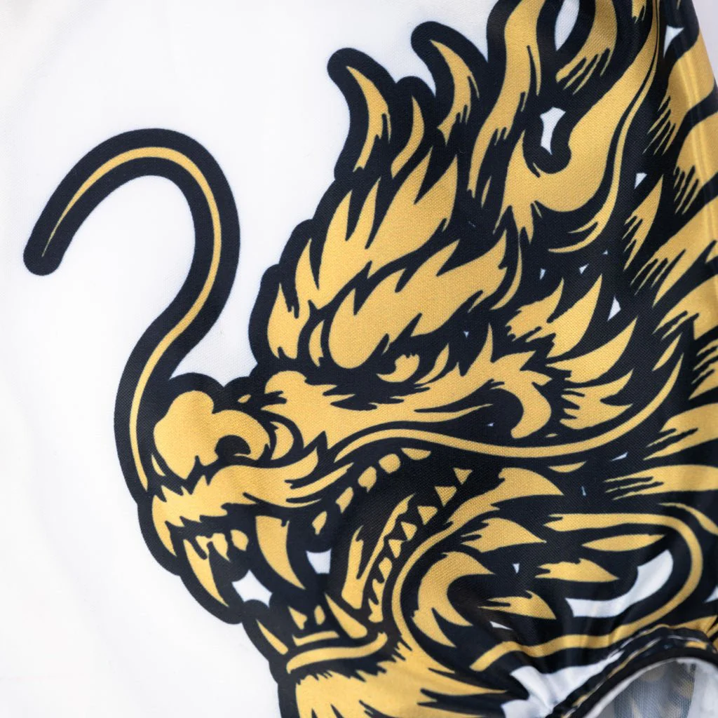 Golden Dragon Traditional Muay Thai Shorts - Image 5