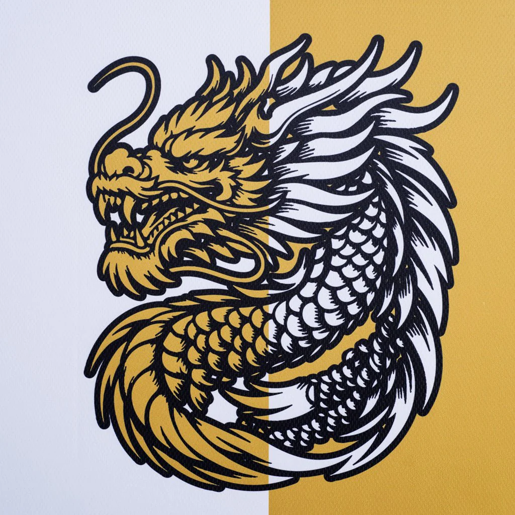 Golden Dragon Workout T-shirt - Image 3