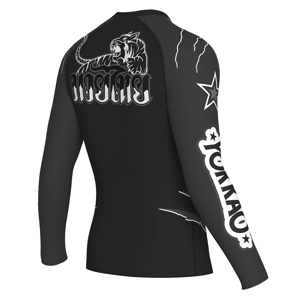 Scratch Compression Rashguard Long Sleeve Shirts - Image 6