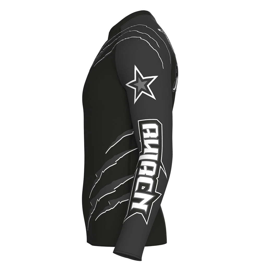 Scratch Compression Rashguard Long Sleeve Shirts - Image 9