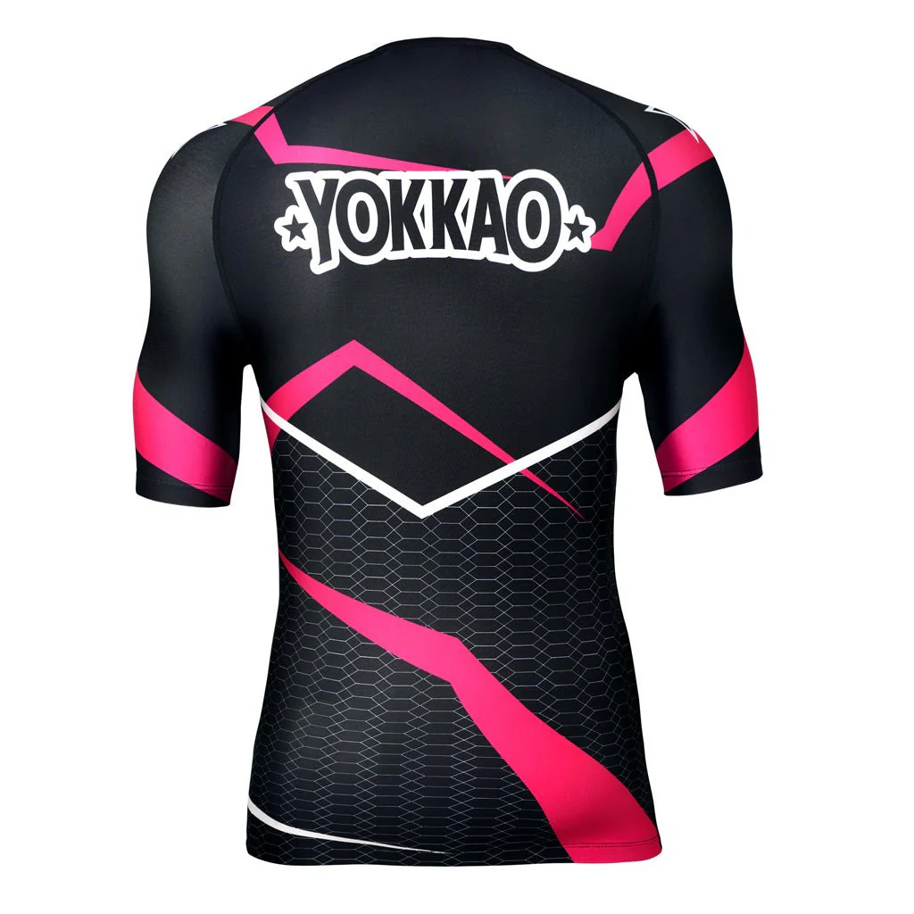 Supercross Compression Rashguard Short Sleeve Shirts - Image 2